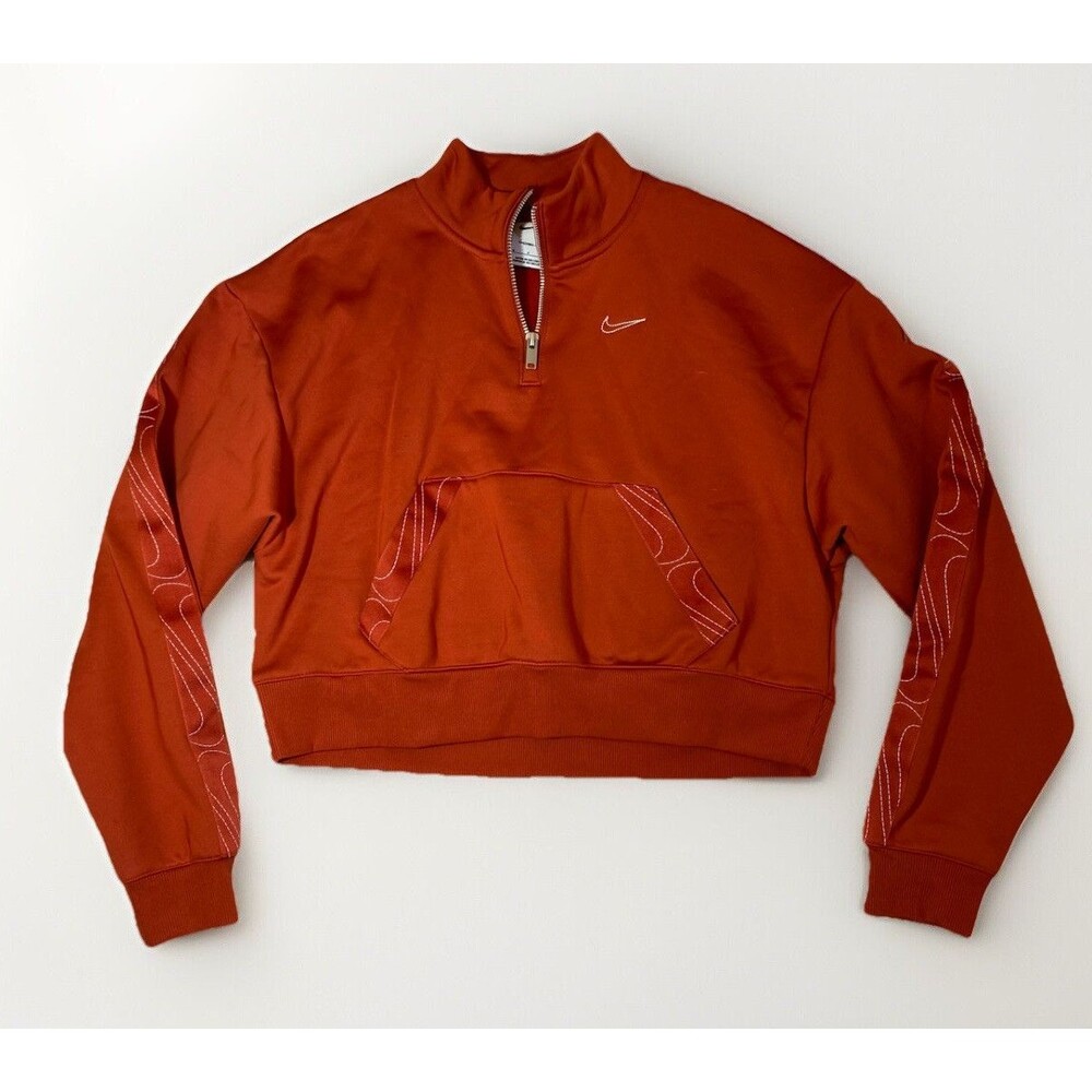 Nike Red Half-Zip Sweatshirt